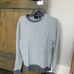 Gray Striped Men's Sweater
